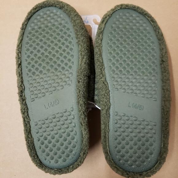 Cat & Jack Boys Ace Adjustable Slide Slippers Green - Picture 2 of 4